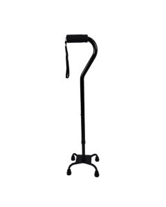 Quad Cane  Small Base  Black by Blue Jay Brand